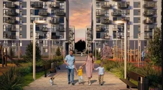 Квартира 1-комн. 43.24 кв. м