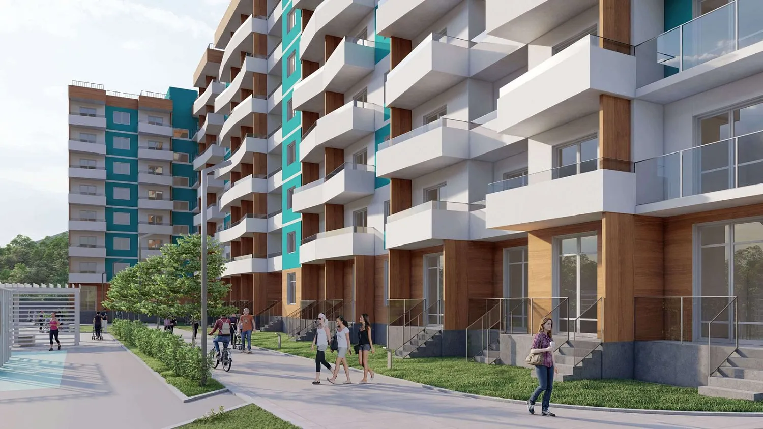 Комплекс апартаментов Бирюзовый квартал