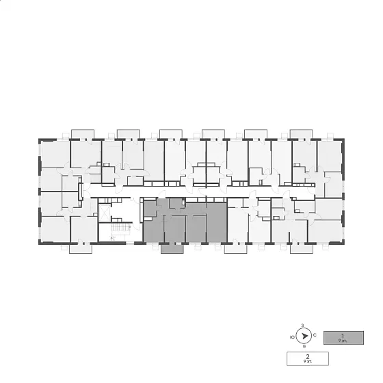 Квартира 3-комн. 70.99 кв. м
