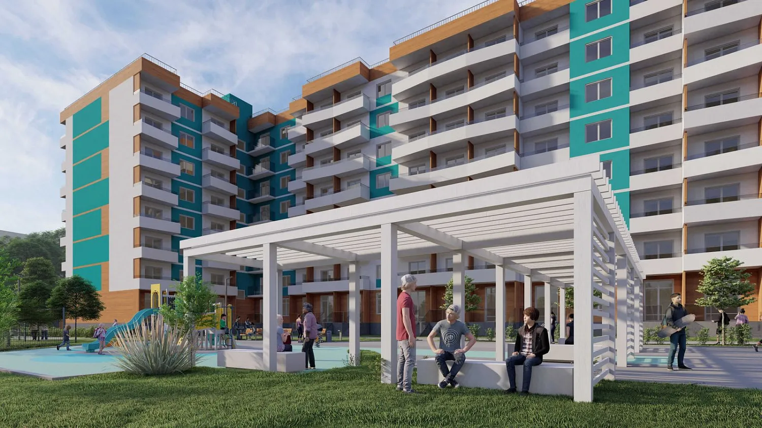 Комплекс апартаментов Бирюзовый квартал