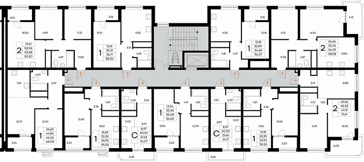 Квартира Студия 24.17 кв. м