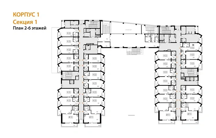 Апартаменты 1-комн. 34.1 кв. м