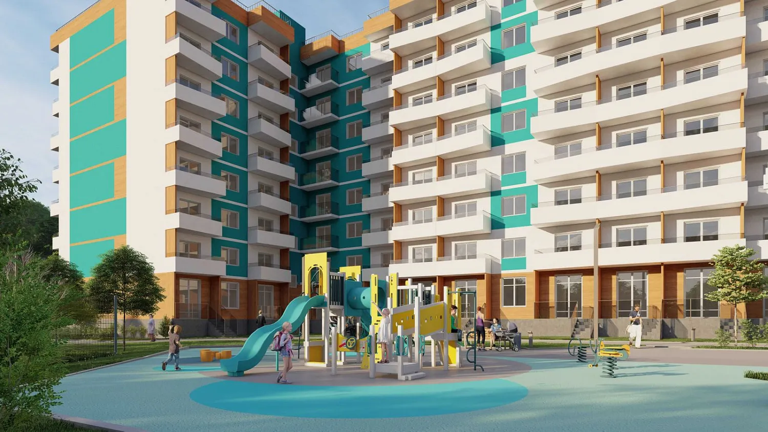 Комплекс апартаментов Бирюзовый квартал