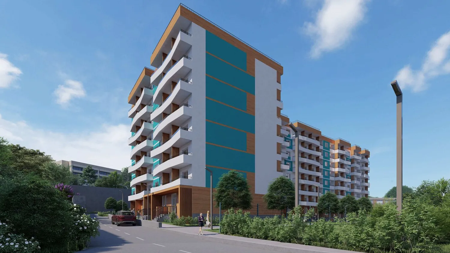 Комплекс апартаментов Бирюзовый квартал