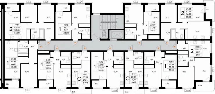Квартира Студия 24.18 кв. м