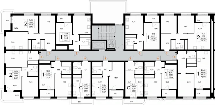 Квартира Студия 23.87 кв. м