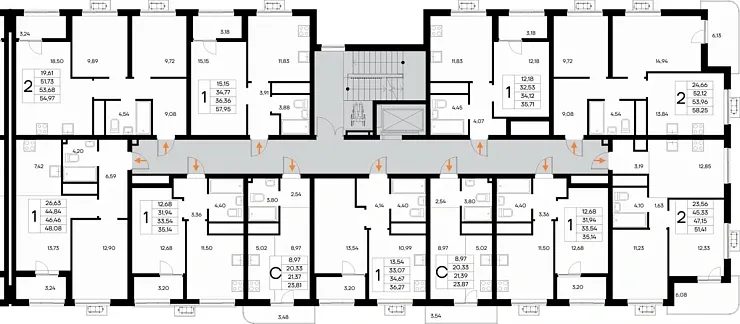 Квартира Студия 23.81 кв. м