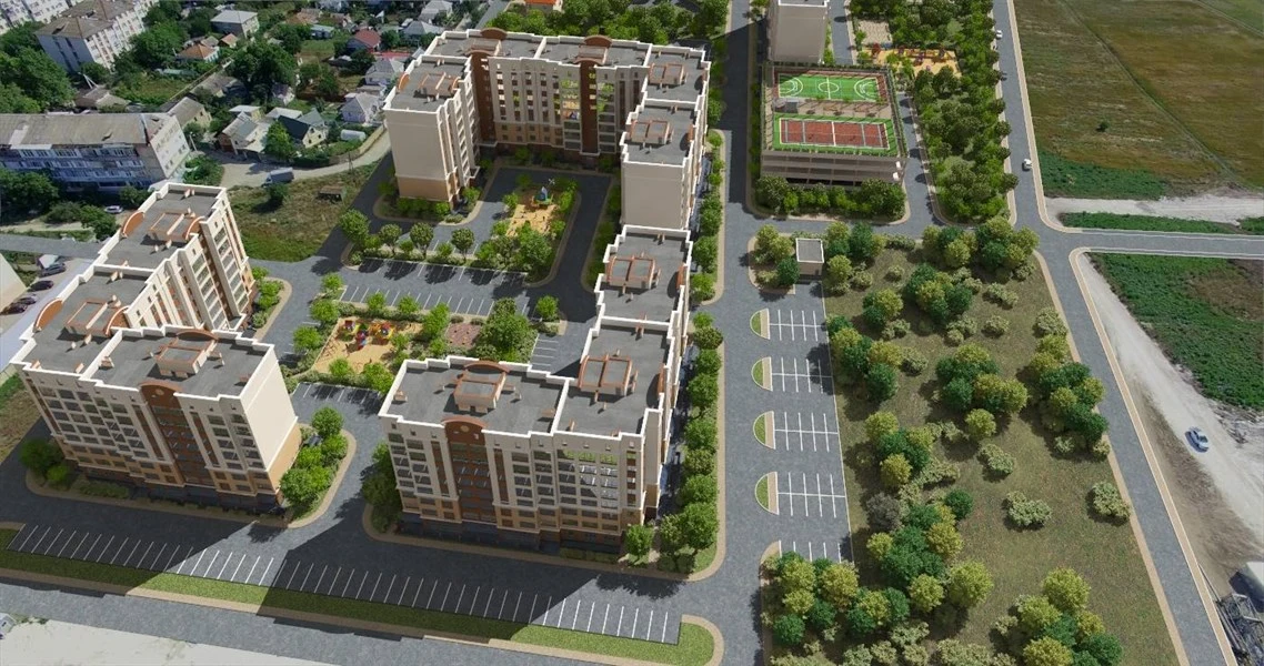 Квартира 1-комн. 44.59 кв. м