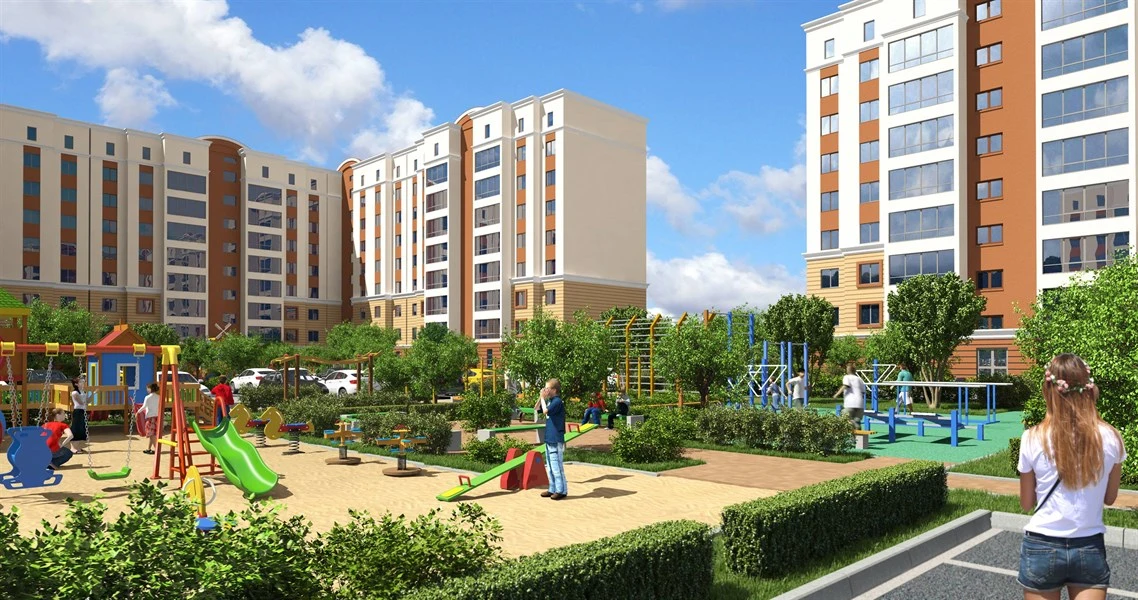 Квартира 1-комн. 44.59 кв. м
