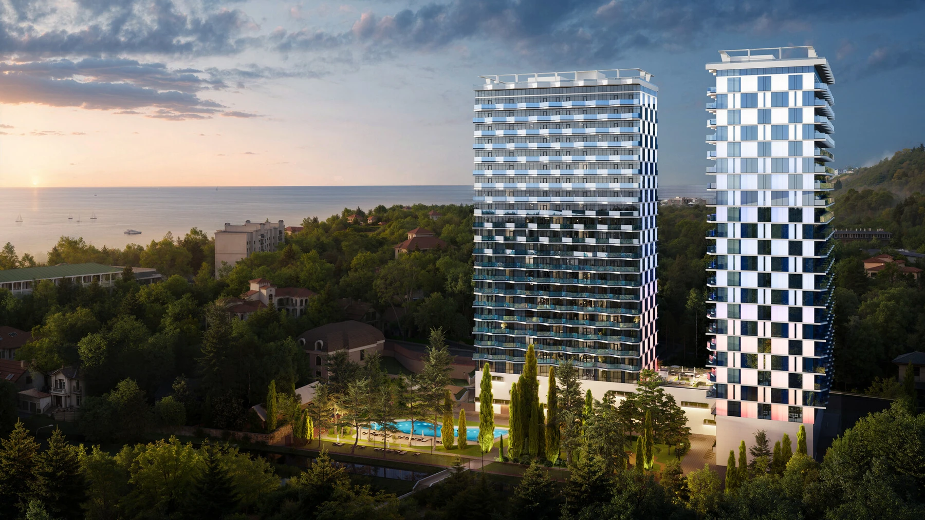 Апартаменты 1-комн. 57.9 кв.м