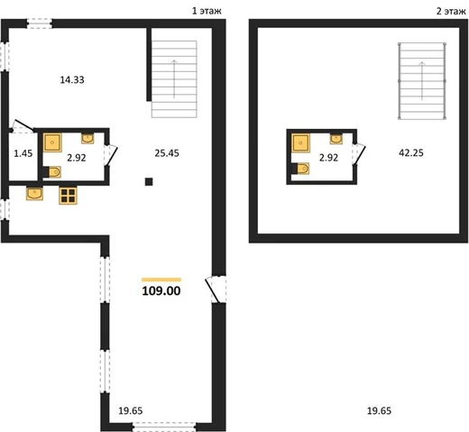 Апартаменты 3-комн. 109 кв. м