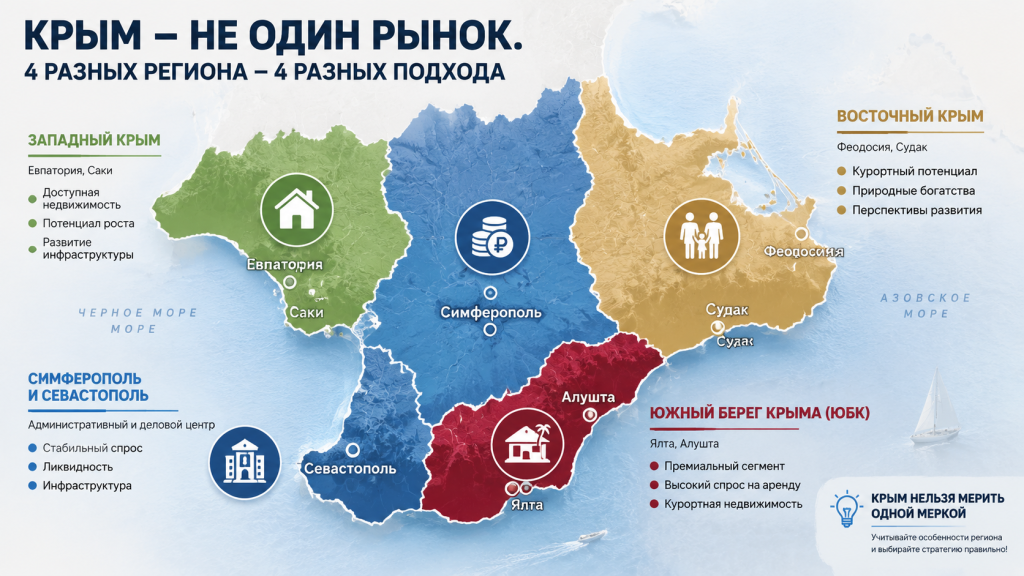 карта Крыма с цветными зонами, инвестиционная привлекательность регионов, сравнение курортов полуострова, где покупать недвижимость в Крыму.png карта Крыма с цветными зонами, инвестиционная привлекательность регионов, сравнение курортов полуострова, где покупать недвижимость в Крыму.png