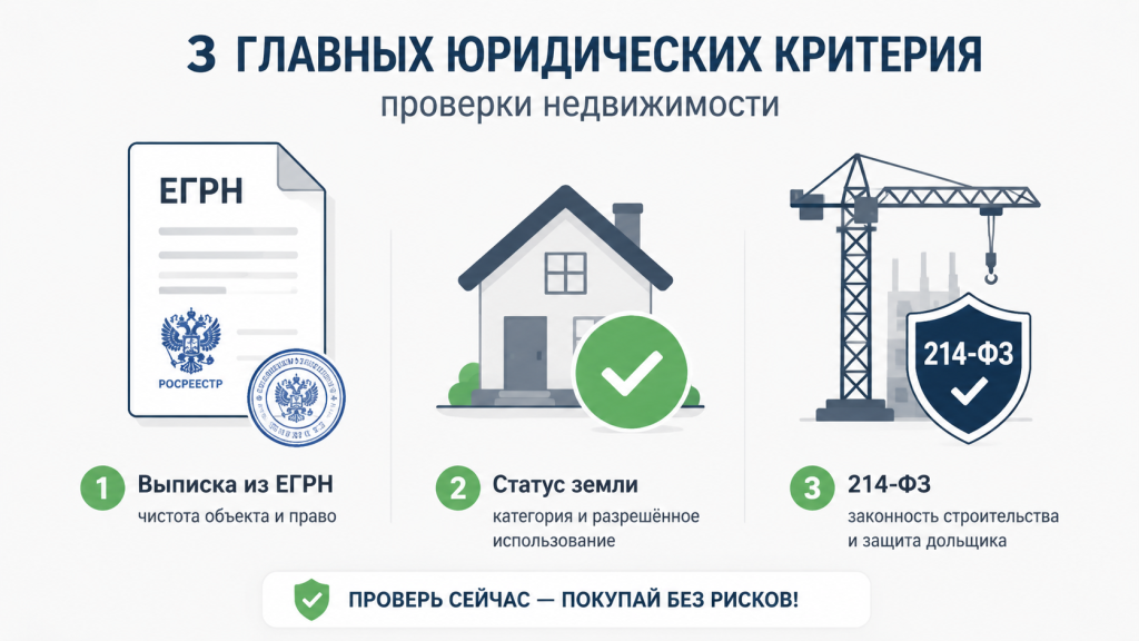 инфографика проверки недвижимости, три шага юриста, иконки ЕГРН 214-ФЗ статус земли, чек-лист для покупателя.png инфографика проверки недвижимости, три шага юриста, иконки ЕГРН 214-ФЗ статус земли, чек-лист для покупателя.png