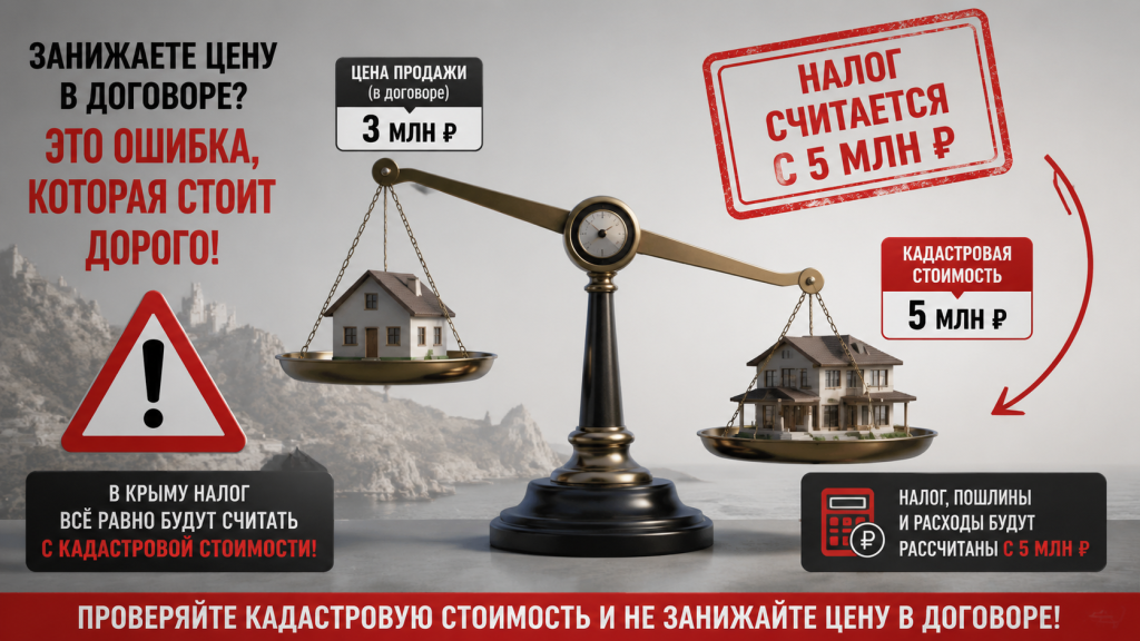 весы цена продажи и кадастровая стоимость, занижение цены в договоре, налог с кадастровой стоимости.png весы цена продажи и кадастровая стоимость, занижение цены в договоре, налог с кадастровой стоимости.png