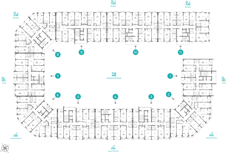 Квартира 1-комн. 39.62 кв. м