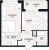 Квартира 1-комн. 36 кв. м
