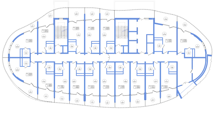 Апартаменты Студия 44.68 кв. м