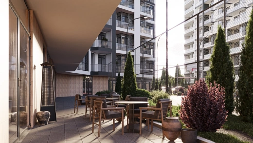 Апартаменты 2-комн. 55.7 кв. м