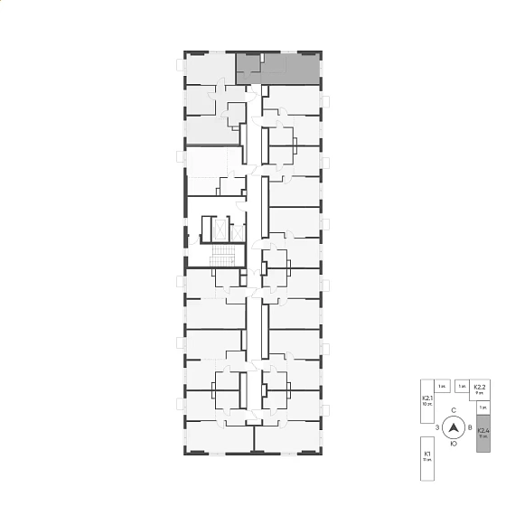 Квартира Студия 28 кв. м