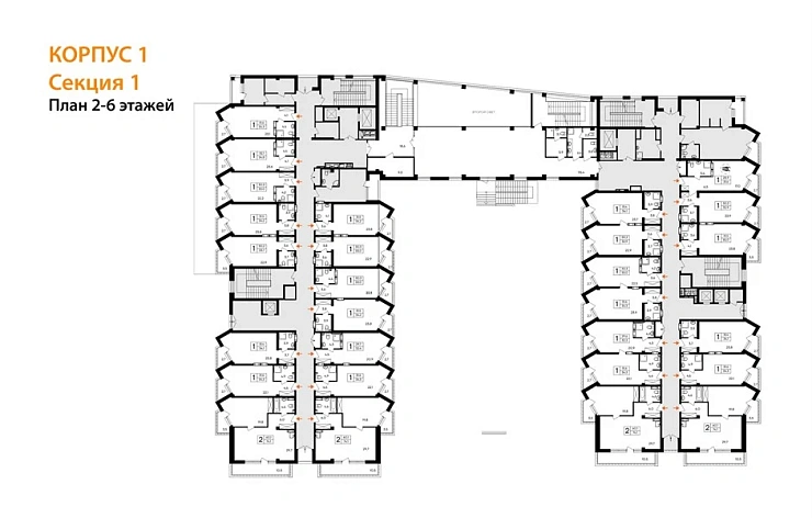 Апартаменты 1-комн. 34.3 кв. м