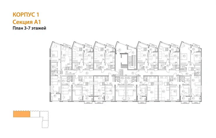 Квартира 2-комн. 58.71 кв. м