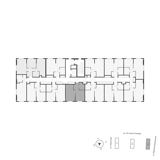 Квартира 1-комн. 36.7 кв. м