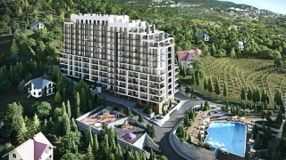 Апартаменты 1-комн. 45.6 кв. м