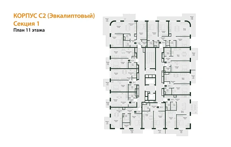 Квартира Студия 26.82 кв. м