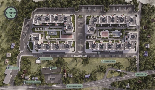 Квартира 3-комн. 77.3 кв. м