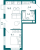 Квартира 1-комн. 37 кв.м