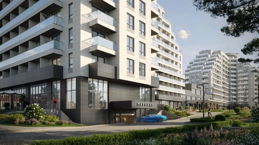 Апартаменты 1-комн. 40.7 кв. м