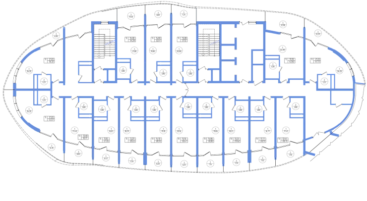 Апартаменты Студия 29.61 кв. м