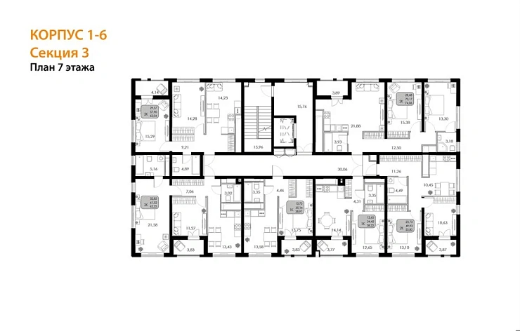 Квартира 1-комн. 38.22 кв. м
