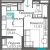 Квартира 1-комн. 30.2 кв.м