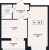 Квартира 1-комн. 35.9 кв. м