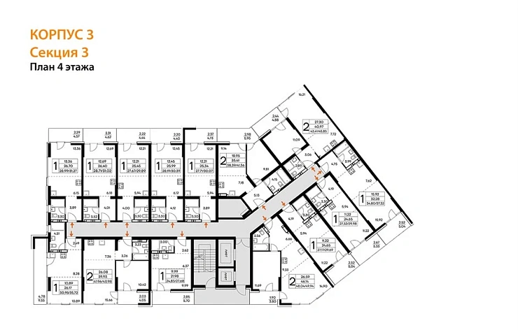 Квартира 2-комн. 41.36 кв. м