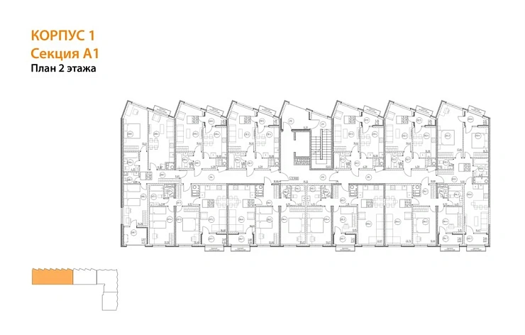 Квартира 2-комн. 58.48 кв. м