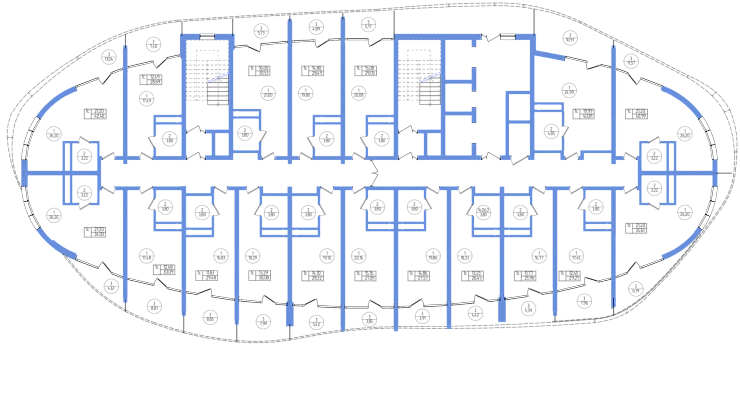 Апартаменты Студия 40.81 кв. м