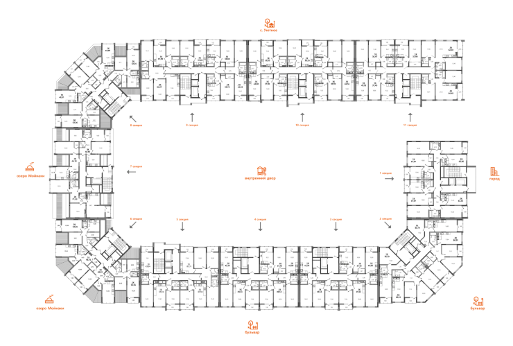 Квартира 3-комн. 58.95 кв. м