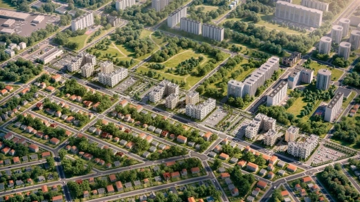 Квартира 1-комн. 44.55 кв. м