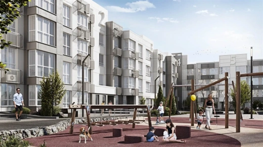 Квартира 1-комн. 39.7 кв. м