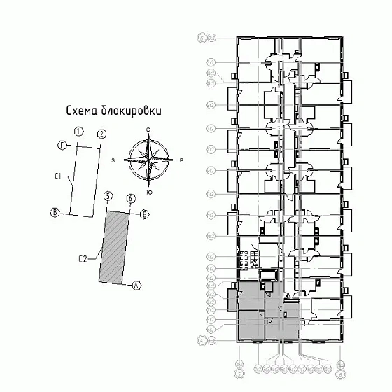 Квартира 2-комн. 65.72 кв. м