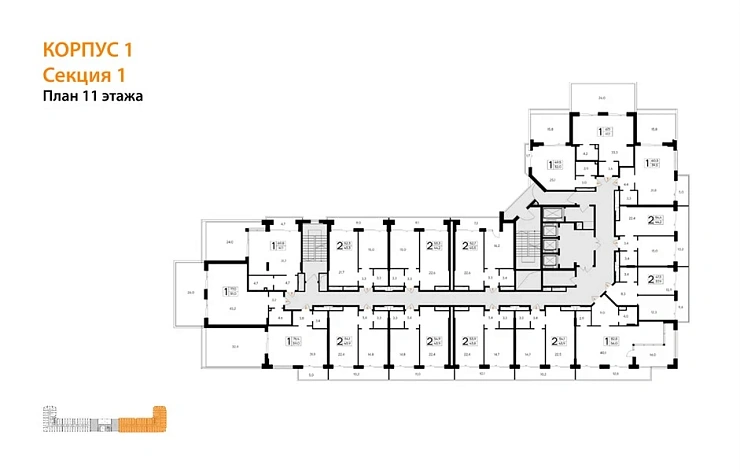Апартаменты Студия 82.8 кв. м