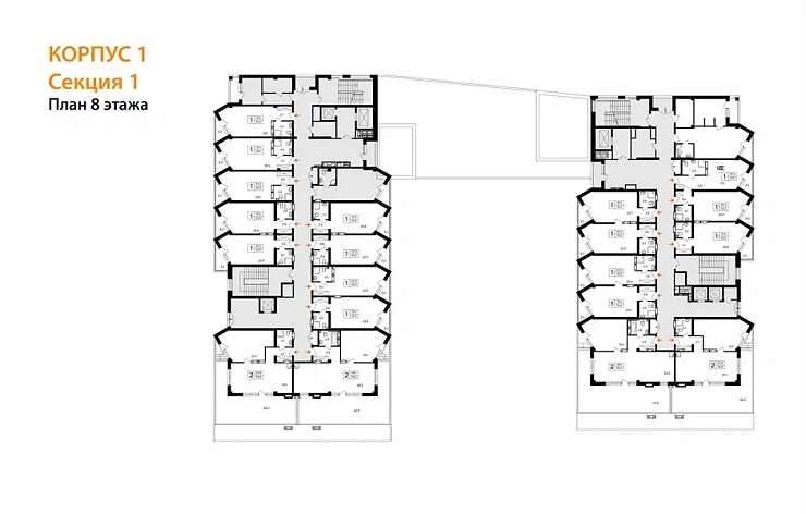 Апартаменты 1-комн. 35.2 кв. м