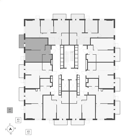Квартира 1-комн. 36.67 кв. м