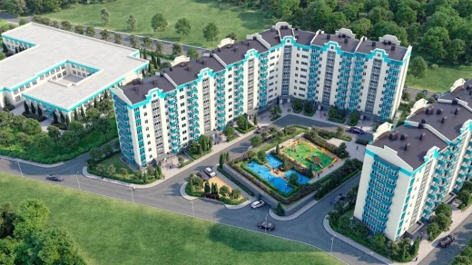 Квартира 1-комн. 34.1 кв. м