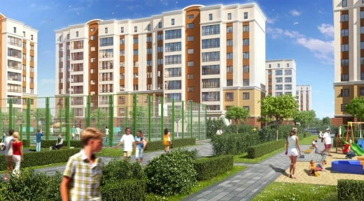 Квартира 1-комн. 43.87 кв. м