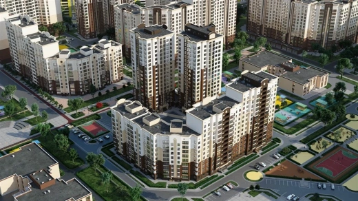 Квартира 1-комн. 46.3 кв. м