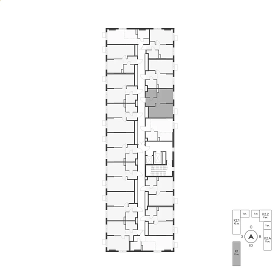 Квартира 1-комн. 35.6 кв. м