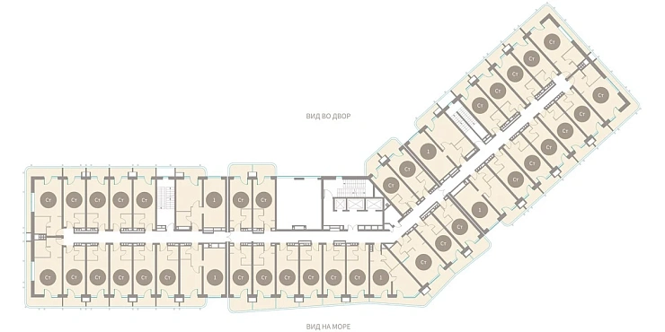 Квартира 1-комн. 48.97 кв. м